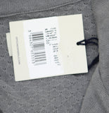 Officine Generale Regular Fit Button Up Camp Cuban Textured Shirt Iron Gray L