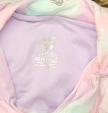 Max And Olivia Girls Pajama Sleep Shirt with Scrunchie Purple Multi XL (14/16)