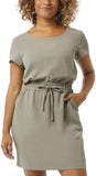 32 Degrees Womens Ladies' Soft Twill Drawstring Dress 1748960 Shadow Green 2XL