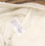 Woolrich X TGT Mid-Rise Barrel Leg Cargo Denim Jeans 94611356 Cream Off White 16