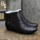 Baretraps Women's Peanut Wedge Bootie Shoes BT27496 Black 8.5M