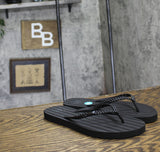 Reef Womens Thong Seaside Twist Flip Flop CJ3606 Black 8M