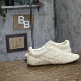 Sam Edelman Tobi Sneaker Lace Up Low Top J8526M1 New Ecru Brown 8M