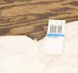 City Studios Juniors Embellished Pleated-Bodice Party Dress White 9