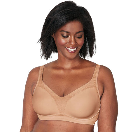 Playtex Womens 18 Hour Bounce Control Wireless Bra US4699 Taupe Brown 36DD