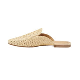 A New Day Womens Greta Shoes Raffia Flat Mules 94808276 Natural Brown 7M