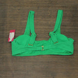 Xhilaration Juniors' Textured Bralette Bikini Top AFU41T Green L