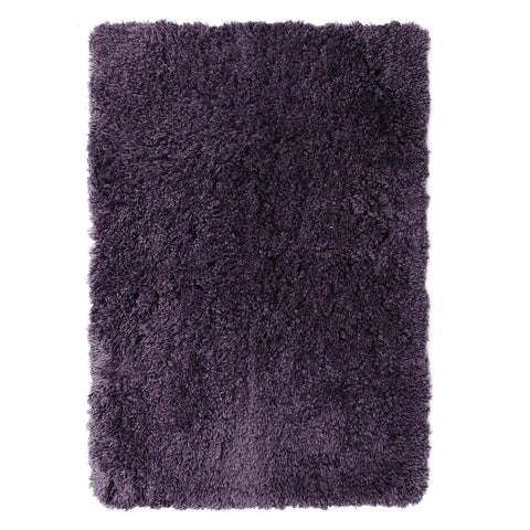 Clara Clark Absorbent Bath Mat Non-Slip Backing Rubber Eggplant Purple 20" x 32"