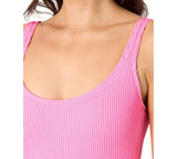 Salt + Cove Ribbed Scrunch One-Piece Swimsuit SC251007PO Malibu pink S