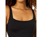 Anne Cole Womens Square-Neck One-Piece Swimsuit 26MO07801 Black 6