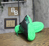 Warning Isecured Womens Lightweight Foam Mesh Sneakers Green 10 (EUR 41)