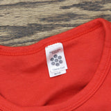 American Apparel Kids Girls Vintage Clif Bar Graphic T-Shirt Tee Red M