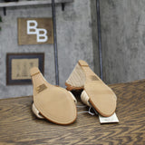 A New Day Womens Tish Single Band Ankle Strap Wedge Heels 93320408 Tan Brown 8M