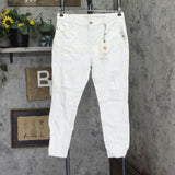 Vanilla Star Juniors Ripped Skinny Jeans White Wash 13