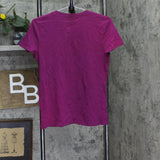 Inc International Concepts Womens Tee Cotton T-Shirt Autumn Berry Purple S