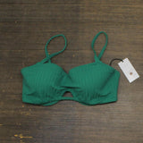 Shade & Shore Women's Lightly Lined Cut Out Bralette Bikini Top 84614218
