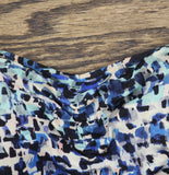 Swim Solutions Tummy Control Abstract Print One-Piece Swimsuit Multi Color 12
