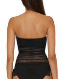 Becca Muse Bandeau Tankini Top 733557 Black L