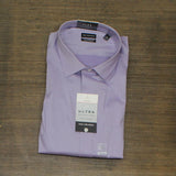 Van Heusen Men's Tall Fit Dress Shirt Ultra Wrinkle Lavender18 37-38