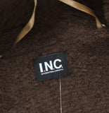 Inc International Concepts Faux Fur Trim Luxe Ruana Topper IN4642511 Brown
