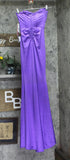 Emerald Sundae Juniors Strapless Crisscross Dress Gown Radiant Orchid Purple XXS