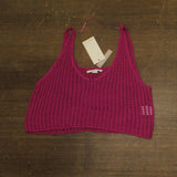 O'Neill Womens Ryan Crochet Cover Up Tank SP5403001 Fuchsia Purple Pink M