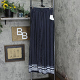 Ny Collection Womens Petites Jersey Polka Dot Wide Leg Pants PITP0340B