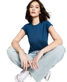 And Now This Knit Slim-Fit T-Shirt MR70790 Teal Blue Green XXL