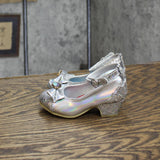 Disney Toddler Girls Ariel Heeled Sandals 16708102540104 Shiny Gray 6T