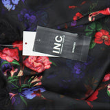 INC International Concepts Floral Chemise Nightgown Midnight Garden Black 2XL