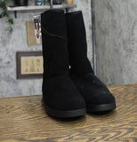 Universal Thread Womens Sarah Suede Shearling Winter Boots 91467407 Black 6M
