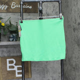 Salt + Cove Juniors Rib Scrunch Cover-up Skirt SC251008MB Mint Tea Green M