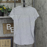 2 Kuhl Juniors Weekend Emoji Side-Slit Graphic T-Shirt Gray Multi L