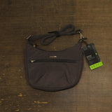 Travelon Anti-Theft Essentials East/West Hobo Bag 43486-510 Smoke Gray One Size