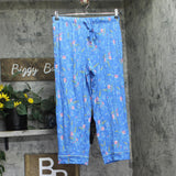 Charter Club Floral Pajama Sleep Pants Blue Multi S