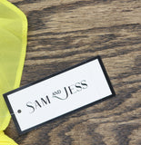 Sam & Jess Woven Smocked-Waist Top TA93052728J Mustard Yellow S