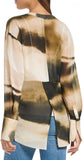 Calvin Klein Womens Blouse Sheer Button-Down Top M2JAZ536