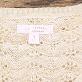 LC Lauren Conrad Womens Knit Button Front Sweater 166173be6c7ede Light Brown S