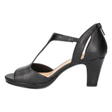 Easy Street Womens Flash Heeled Sandal FLASH Black 7.5W