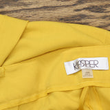Kasper Womens Plus Size Fly Front Slim Pant 10902147 Butterscotch Yellow 18W