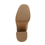 Universal Thread Tess Platform Mule Heels with Memory Foam Insole Tan Brown 11M