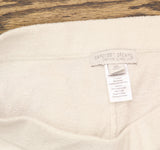 Barefoot Dreams Ultra Lite Pintuck Knit Lounge Pants A692127 Almond Off White XS