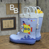 Cat & Jack Toddler Boys Jasper Pull-On Rain Boots 86806905 Blue 8T