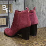 Michael Michael Kors Womens Evaline Pull-On Dress Booties Mulberry Purple 11M