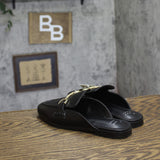 A New Day Womens Sandy Mule Flats 87930575 Black 6