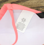 La Blanca Island Goddess Halter Triangle Bikini Top Bright Coral Reef Pink 14