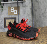 Warning Isecured Womens Lightweight Foam Mesh Sneakers Red / Black 10 (EUR 41)