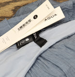 Aqua Ruffle Tiered V-Neck Mini Dress WDR121502-BL Slate Blue 2XL