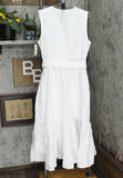 Charter Club Women's Cotton Eyelet Flounce Wrap Dress 100093988MS White 12