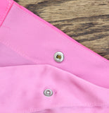 Joylab Womens Low-Rise Satin Tear Away Track Pants 94628896 Pink / Neon Pink XS